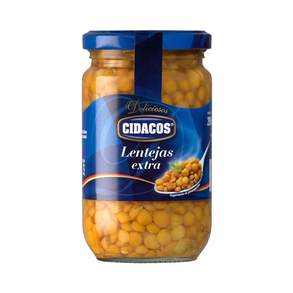 Lentils. Jar 1/2 kg.