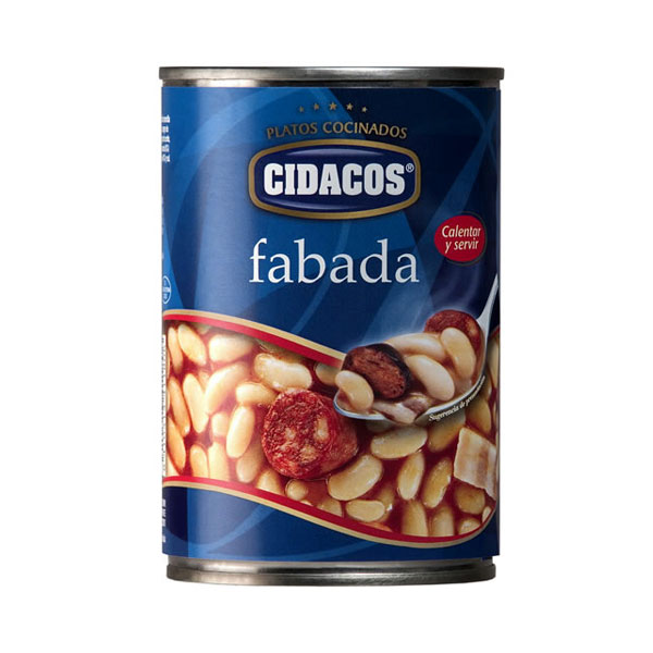 Fabada, Bean stew with spanish sausages. Can 1/2 kg. 
