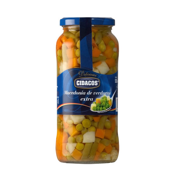 Mixed vegetables. Jar 1 kg.