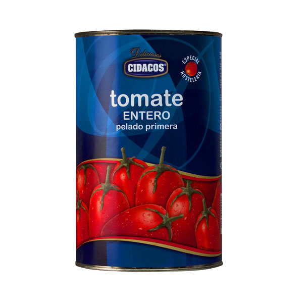Whole peeled tomatoes Can. 5 kg. 