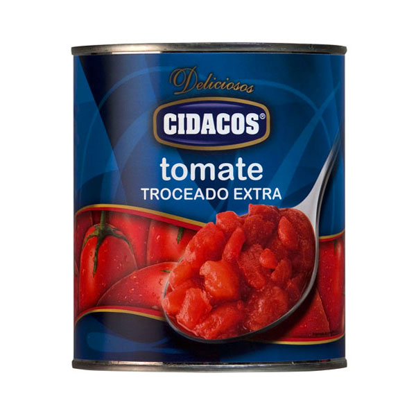 Chopped / diced tomatoes Can. 1 kg. 