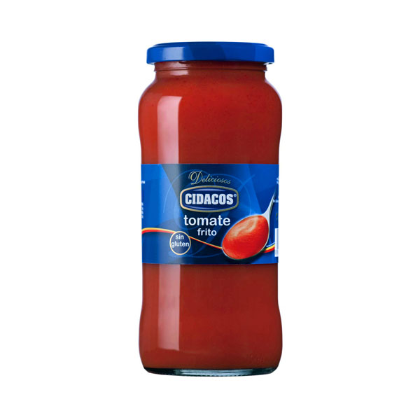 Gliten free tomato sauce. Jar 1 kg.