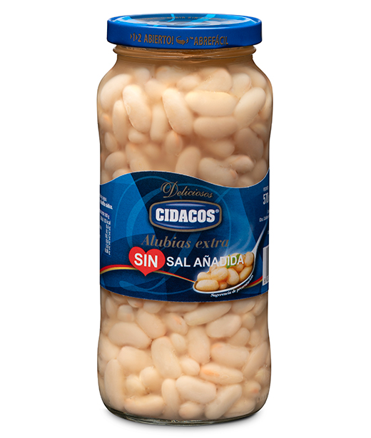 Alubia sin sal añadida Tarro 1 kg.