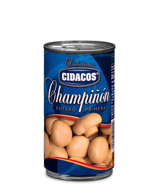 Champiñón entero Cil. 1/4 kg.