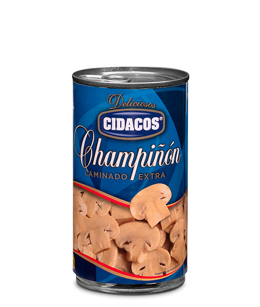 Champiñón laminado Cil. 1/4 kg.