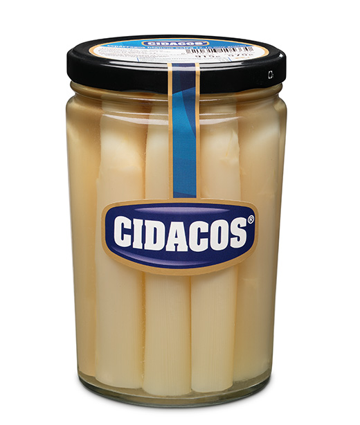 Espárragos enteros 12/16. Tarro 1Kg.