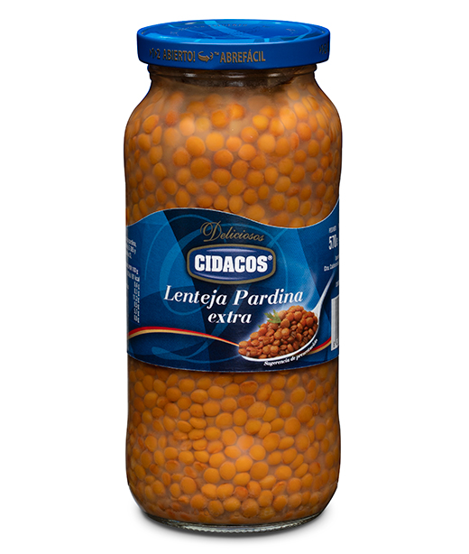 Lenteja Pardina. Tarro 1 kg.