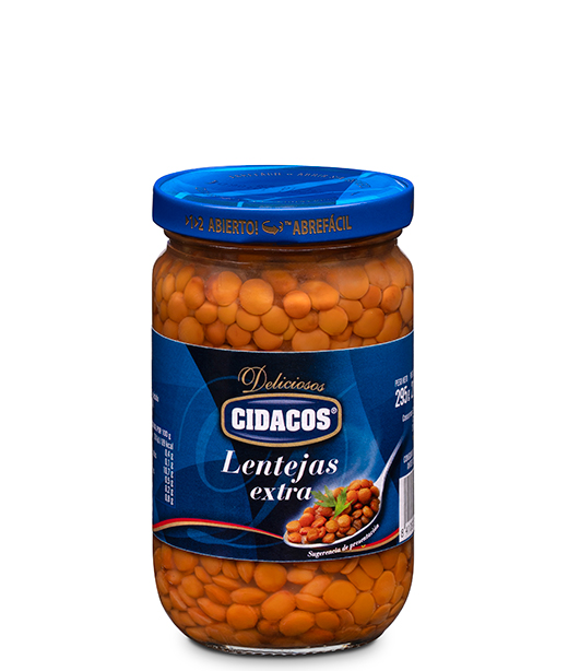 Lentejas Tarro 1/2 kg.