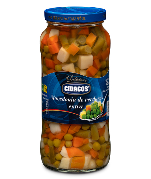Macedonia de verduras Tarro 1 Kg.