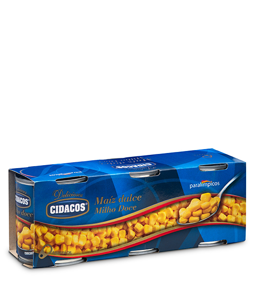 Maíz dulce Cil. 1/4 Pack 3