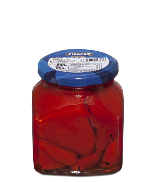 Pimientos del piquillo enteros Tarro 290 g.