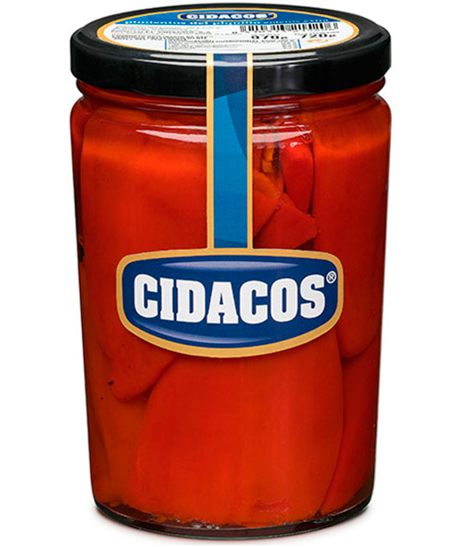 Pimientos del piquillo enteros Tarro. 1 kg
