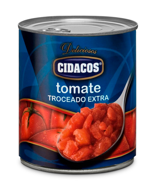 Tomate troceado Cil. 1 kg.